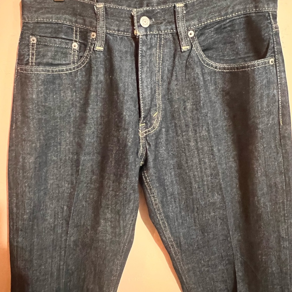 Men's Levi’s 559 Dark Blue Jeans - Size 30 x 32 - Picture 3 of 13